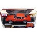 CARSDEMETAL.ES 1974 Ford Maverick Grabber Orange / Noir 1:24 MOTEUR MAX 79043