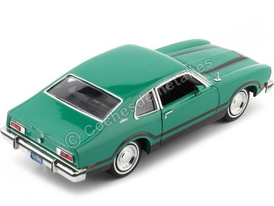 Cochesdemetal.es 1974 Ford Maverick Grabber Verde / Negro 1:24 Motor Max 73332 2