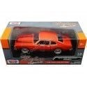 Carsdemetal.es 1974 Ford Maverick Grabber Orange / Noir 1:24 MOTEUR MAX 73332