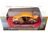 CARSDEMETAL.ES 1951 Volkswagen VW Beetle Hard Top Custom Silver / Metallic Orange 1:18 MAISTO Premiere 31018