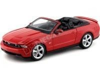 2010 Ford Mustang GT Convertible Rojo 1:18 Maisto 31158