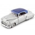 Cochesdemetal.es 1950 Chevrolet Bel Air Gris Metalizado/Azul 1:24 Motor Max 79026