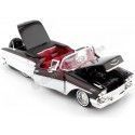 Cochesdemetal.es 1958 Chevrolet Impala Negro / Blanco 1:24 Motor Max 79025