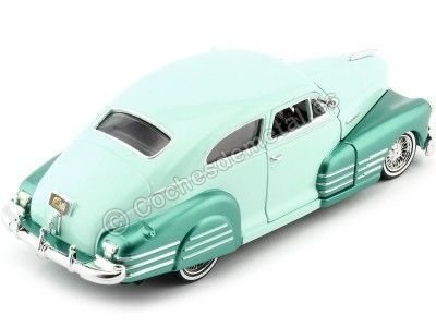 CARSDEMETAL.ES 1950 Chevrolet Aerosedan Fleetline Turquoise / Metallic turquoise 1:24 MOTOR MAX 79027 2