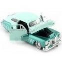 CARSDEMETAL.ES 1950 Chevrolet Aerosedan Fleetline Turquoise / Metallic turquoise 1:24 MOTOR MAX 79027