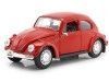 Cochesdemetal.es 1967 Volkswagen VW Escarabajo Beetle Rojo "Metal Kit" 1:24 Maisto 39926