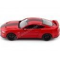Cochesdemetal.es 2018 Ford Mustang GT 5.0 Cupe Rojo/Negro 1:24 Motor Max 79352