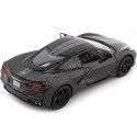 Cochesdemetal.es 2020 Chevrolet Corvette Stingray C8 Negro 1:24 MOTOR MAX 79360