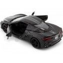 Cochesdemetal.es 2020 Chevrolet Corvette Stingray C8 Negro 1:24 MOTOR MAX 79360