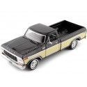 Cochesdemetal.es 1979 Ford F150 Pickup Custom Negro / Beige 1:24 Motor Max 79346