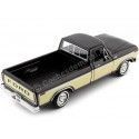 Cochesdemetal.es 1979 Ford F150 Pickup Custom Negro / Beige 1:24 Motor Max 79346