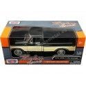 Cochesdemetal.es 1979 Ford F150 Pickup Custom Negro / Beige 1:24 Motor Max 79346