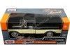 Cochesdemetal.es 1979 Ford F150 Pickup Custom Negro / Beige 1:24 Motor Max 79346