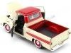 Cochesdemetal.es 1958 Chevrolet Apache Fleetline Pickup Beige/Rojo 1:24 Motor Max 79311