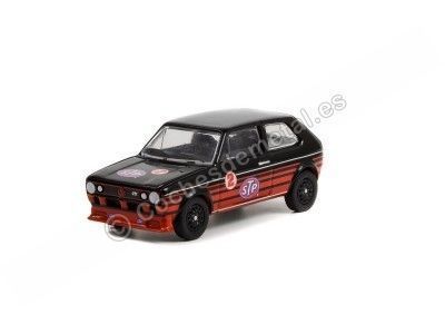 Cochesdemetal.es 1980 Volkswagen Golf GTI 2 STP "Running on vide Series 14" 1:64 Greenlight 41140d