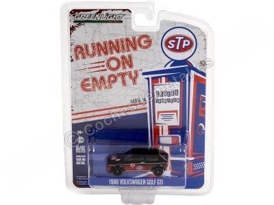 Cochesdemetal.es 1980 Volkswagen Golf GTI 2 STP "Running on vide Series 14" 1:64 Greenlight 41140d 2