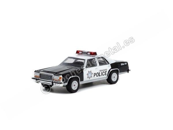 Cochesdemetal.es 1986 Ford LTD Crown Victoria Minnesota Police "Fargo 1996 Hollywood Series 35" 1:64 Greenlight 44950B