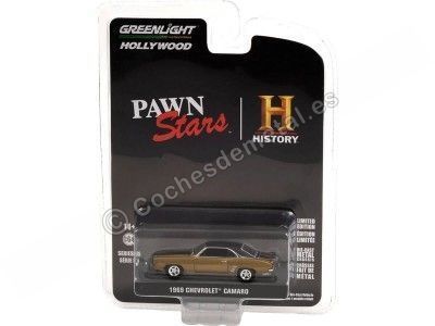 Cochesdemetal.es 1969 Chevrolet Camaro Z / 28 "Pawn Stars Hollywood Series 35" 1:64 Greenlight 44950C 2