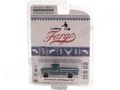 Cochesdemetal.es 1978 Ford F-150 Ranger XLT "Fargo 2014-2020 Hollywood Series 35" 1:64 Greenlight 44950E 2