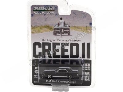 Cochesdemetal.es 1967 Ford Mustang Coupe "Creed II Hollywood Series 35" 1:64 Greenlight 44950F 2