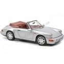 Cochesdemetal.es 1990 Porsche 911 Carrera 2 Cabriolet Plateado 1:18 Norev HQ 187330