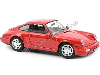 Cochesdemetal.es 1990 Porsche 911 Carrera 2 Rojo 1:18 Norev HQ 187320