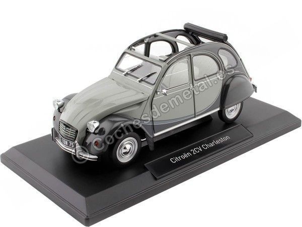 Cochesdemetal.es 1983 Citroen 2CV Charleston Cormoran Grey/Nocturne 1:18 Norev 181487