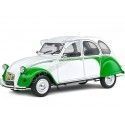 Cochesdemetal.es 1978 Citroen 2CV6 Dolly Blanco/Verde 1:18 Solido S1805025