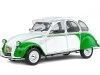 Cochesdemetal.es 1978 Citroen 2CV6 Dolly Blanco/Verde 1:18 Solido S1805025