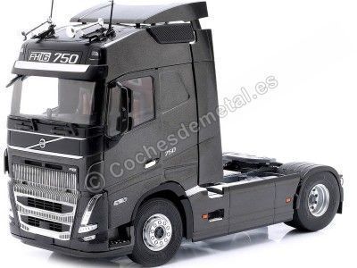 Cochesdemetal.es 2021 Cabeza Tractora Volvo FH16 750 Globetrotter XL Negro Metalizado 1:24 Solido S2400102