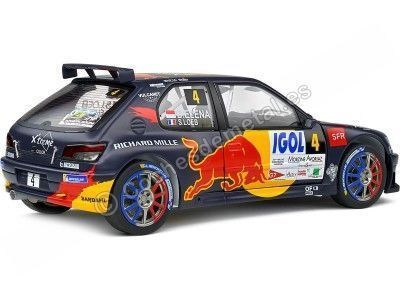 Cochesdemetal.es 2021 Peugeot 306 Maxi Red Bull Nº4 Loeb/Elena Rally Mont Blanc 1:18 Solido S1808301 2