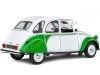 CARSDEMETAL.ES 1978 Citroen 2CV6 Dolly White / Green 1:18 Solino S1805025