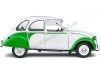 CARSDEMETAL.ES 1978 Citroen 2CV6 Dolly White / Green 1:18 Solino S1805025