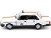 CARSDEMETAL.ES 1986 Volvo 240 BL "Belgique Police" White 1:24 Wellly 24102BE