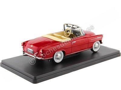 Cochesdemetal.es 1954 Skoda Felicia Cabriolet Rojo 1:24 WhiteBox 124154 2