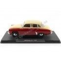 Cochesdemetal.es 1959 Wartburg 311/312 Granate / Beige 1:18 MC Group 18299