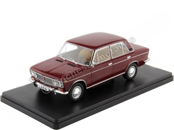Cochesdemetal.es 1977 Lada 1500 Granate 1:24 WhiteBox 124157