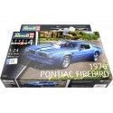 Cochesdemetal.es 1970 Pontiac Firebird "Kit de modèle en plastique" Azul 1:24 Revell 67672