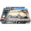 Cochesdemetal.es 1963 Volkswagen T1 Microbus Panel Van Dr. Oetker "Kit de modèle en plastique" Bicolor 1:24 Revell 6767