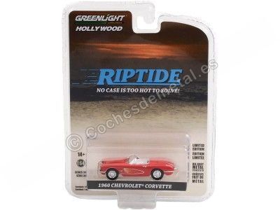 Cochesdemetal.es 1960 Chevrolet Corvette C1 "Riptide, Hollywood Series 34" 1:64 Greenlight 44940B 2