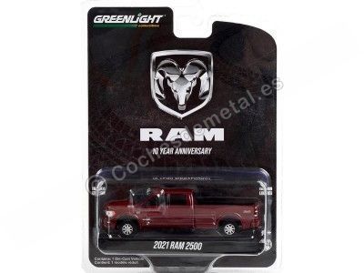 Cochesdememetal.es 2021 Dodge Ram 2500 "Collection d'anniversaire Série 14" 1:64 Greenlight 28100E 2