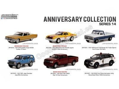 Cochesdemetal.es Lote de 6 Modelos "Anniversary Collection Series 14" 1:64 Greenlight 28100