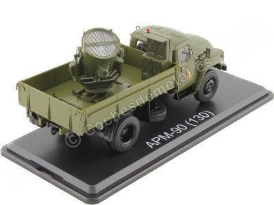 Cochesdemetal.es 1965 Camión Militar RDA ZIL APM-90 (130) Foco Antiaereo Verde Militar 1:43 Premium ClassiXXs PCL47056 2