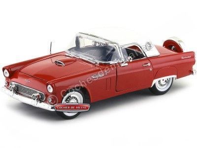 1956 Ford Thunderbird Hard Top Rojo 1:18 Motor Max 73176 Cochesdemetal.es