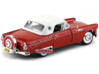 Cochesdemetal.es 1956 Ford Thunderbird Hard Top Rojo 1:18 Motor Max 73176 2