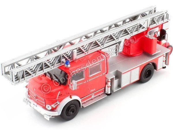 CARSDEMETAL.ES 1966 Mercedes Benz L1519 DLK30 "Firefighters Allemagne" 1:43 Éditorial Salvat SP14