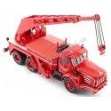 Cochesdemetal.es 1959 Margirus Berliet tbo 15 tonne "Bomberos France" Rojo 1:43 Éditorial Salvat SP23