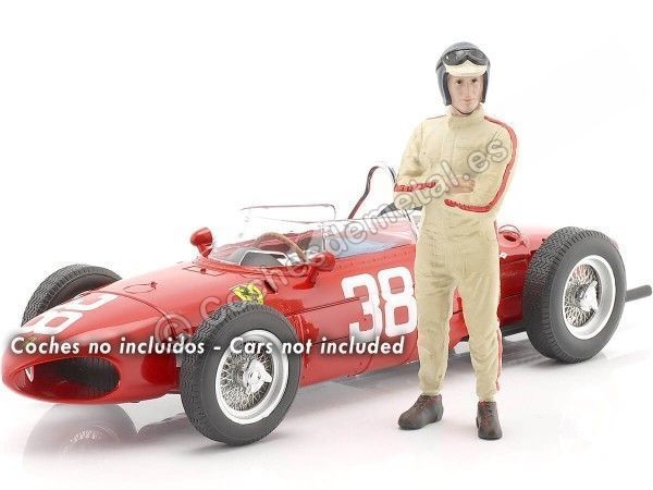 CARSDEMETAL.ES 1960 Figure de résine Jim Clarck "Legends of the 60s, figure à" 1:18 American Diorama 76349