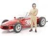 CARSDEMETAL.ES 1960 Figure de résine Jim Clarck "Legends of the 60s, figure à" 1:18 American Diorama 76349