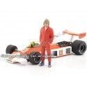 CARSDEMETAL.ES 1970 Figure de résine James Hunt "Legends of the Races 70s, figure à" 1:18 American Diorama 76351